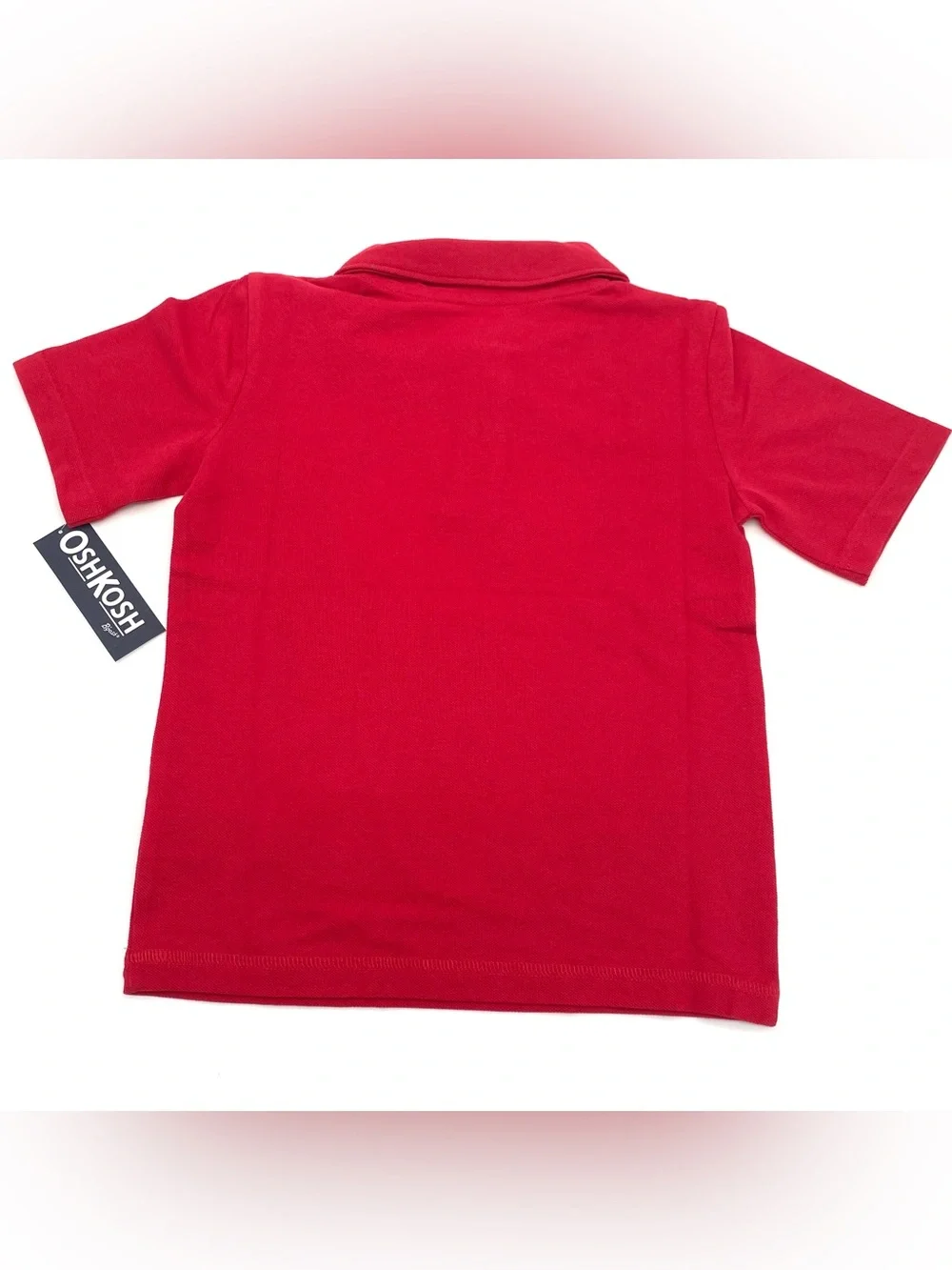 Oshkosh B’gosh Red Short Sleeve Polo Toddler Boys Size 4